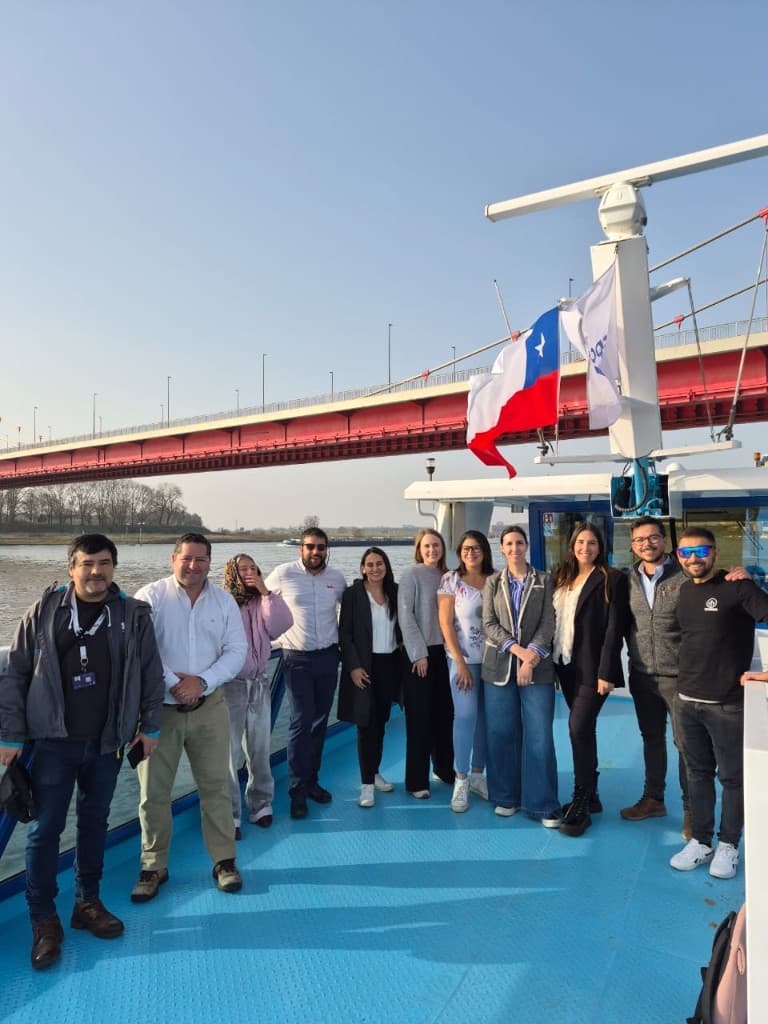 Chilenische Delegation, Duisport, Duisburg, AgenciaSE