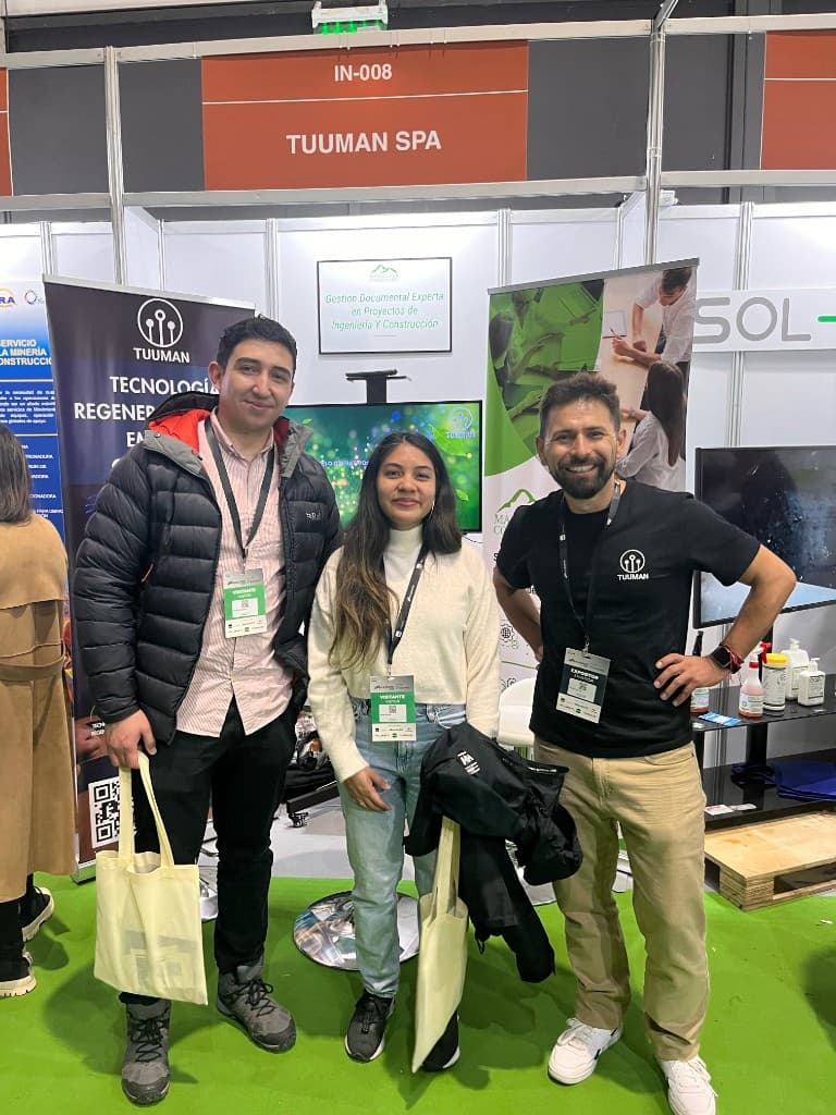 TUUMAN am Stand IN-008, EXPOMIN 2025, Santiago